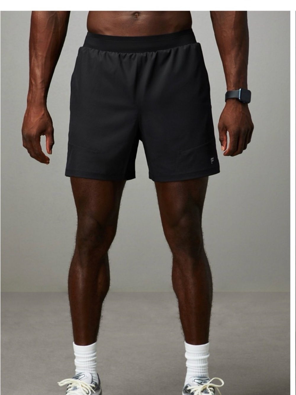 Fabletics Fundamental Short II Lined 5in Black Mens Large NWT
